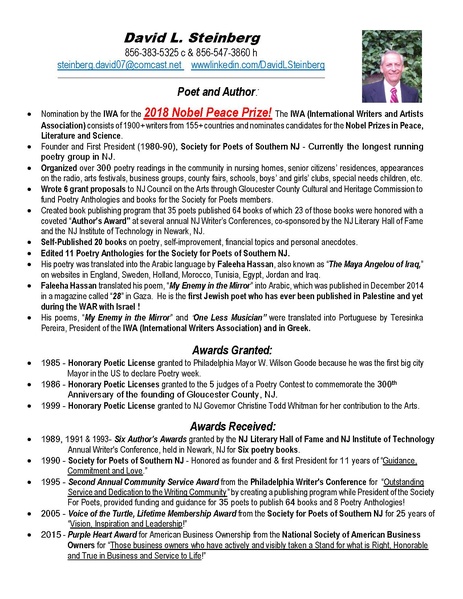 File:POETRY RESUME David L. Steinberg.pdf
